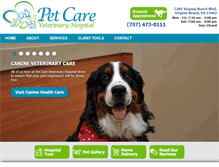 Tablet Screenshot of petcarevb.com